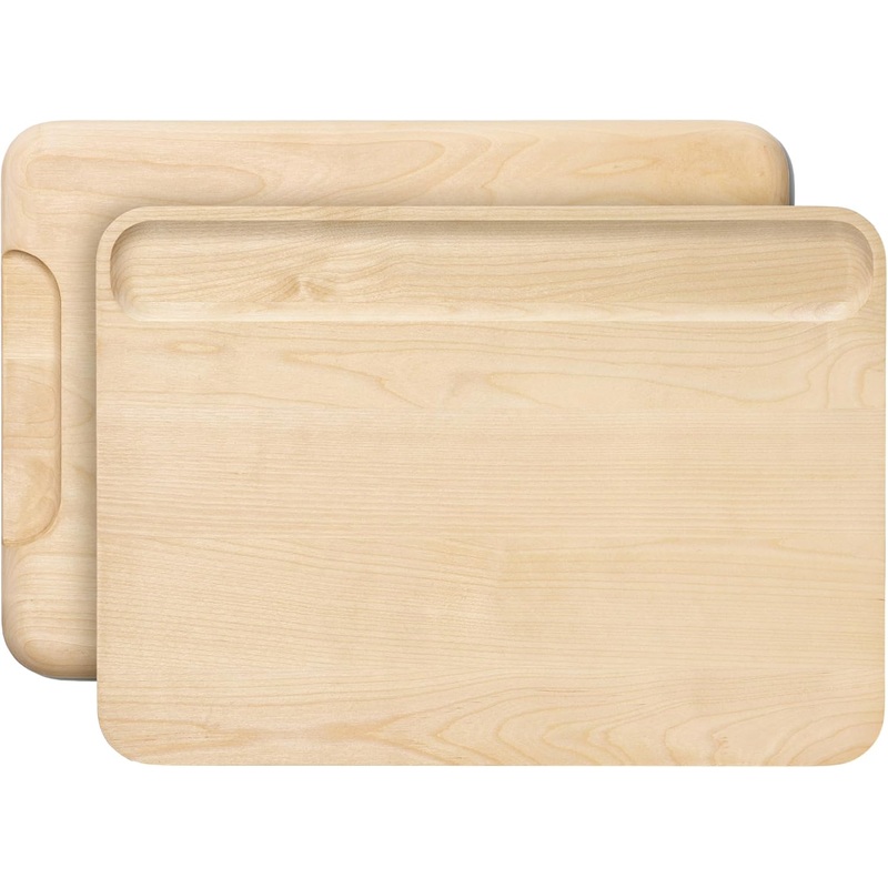Caraway Cutting Board – Large (17 x 12) – Double Sided Wood Cutting Board – Made From FSC-Certified Birch Wood – Food-Safe Mineral Oil & Wax Finish | Bigbigmart.com