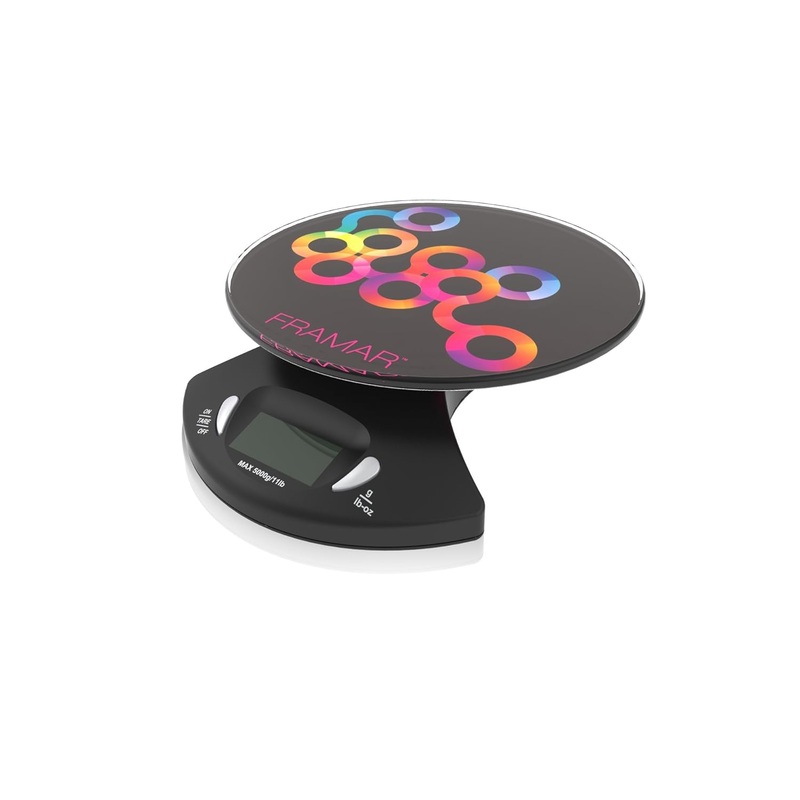 Framar Digital Scale, Hair Color Scale, Kitchen Scale, Food Scale, Gram Scale – Elegant Black | Bigbigmart.com