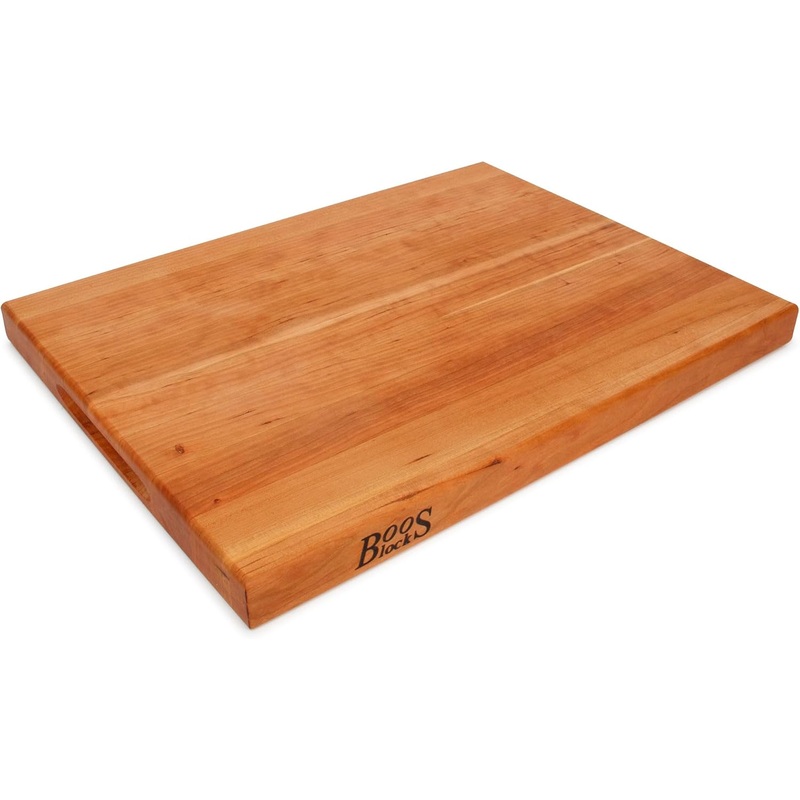 John Boos Boos Block R-Board Series Large Reversible Wood Cutting Board, 1.5-Inch Thickness, 20 x 15 x 1 1/2, Cherry | Bigbigmart.com