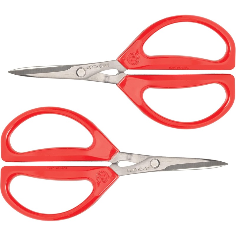 Joyce Chen Original Unlimited Kitchen Scissors All Purpose Kitchen Shears With Comfortable Handles, Red, 2 Pack | Bigbigmart.com