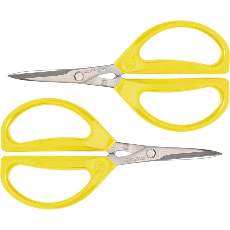 Joyce Chen Original Unlimited Kitchen Scissors All Purpose Kitchen Shears With Comfortable Handles, Yellow, 2 Pack | Bigbigmart.com