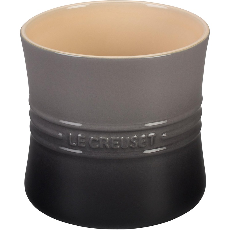 Le Creuset Stoneware Utensil Crock, 2.75 qt., Oyster | Bigbigmart.com