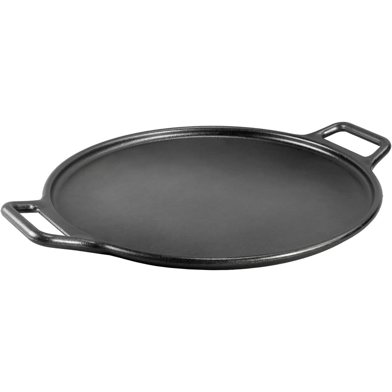 Lodge BOLD 14 Inch Seasoned Cast Iron Pizza Pan, Design-Forward Cookware | Bigbigmart.com