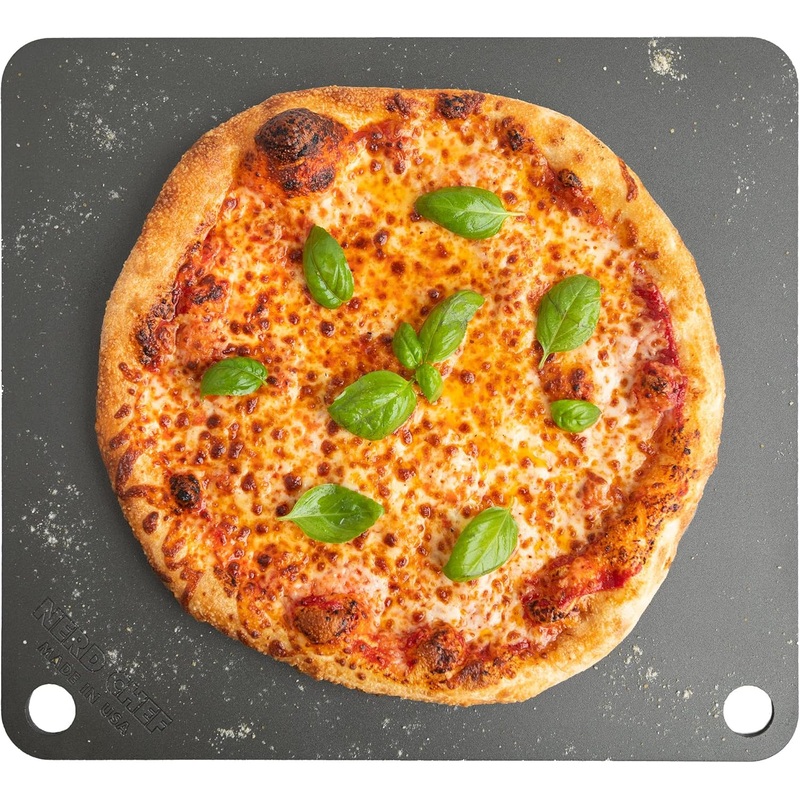 NerdChef Steel Stone – High-Performance Baking Surface for Pizza .50 Thick – Ultimate | Bigbigmart.com