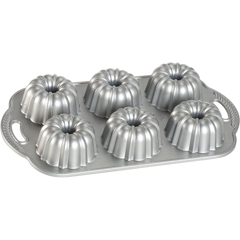 Nordic Ware Platinum Collection Anniversary Bundtlette Pan | Bigbigmart.com