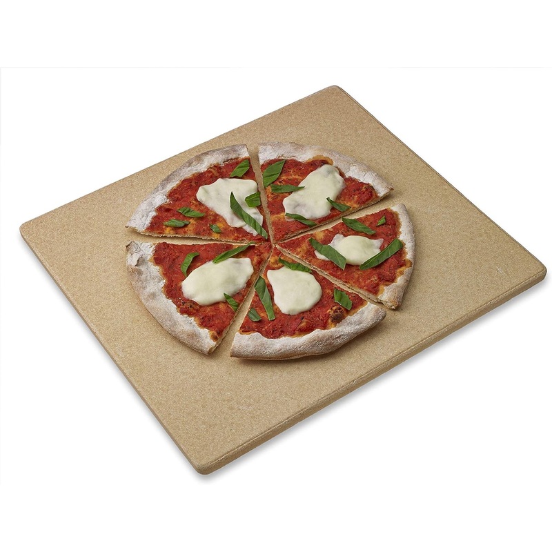 Old Stone Pizza Kitchen Rectangular Pizza Stone for Oven and Grill, 14×16-Inch | Bigbigmart.com