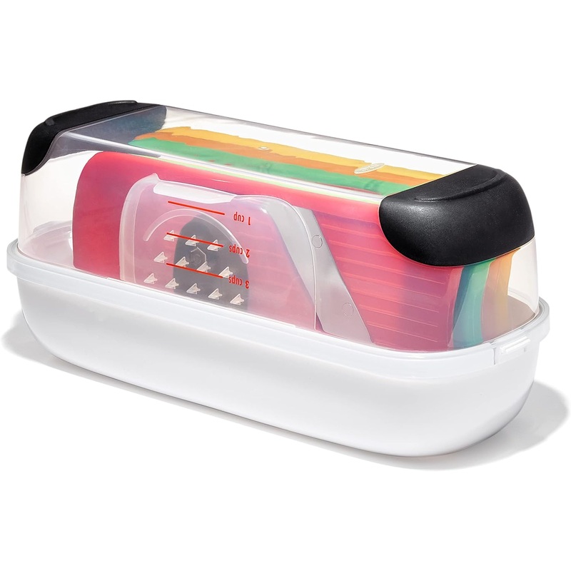 OXO Good Grips Complete Grate & Slice Set – NEW, White | Bigbigmart.com