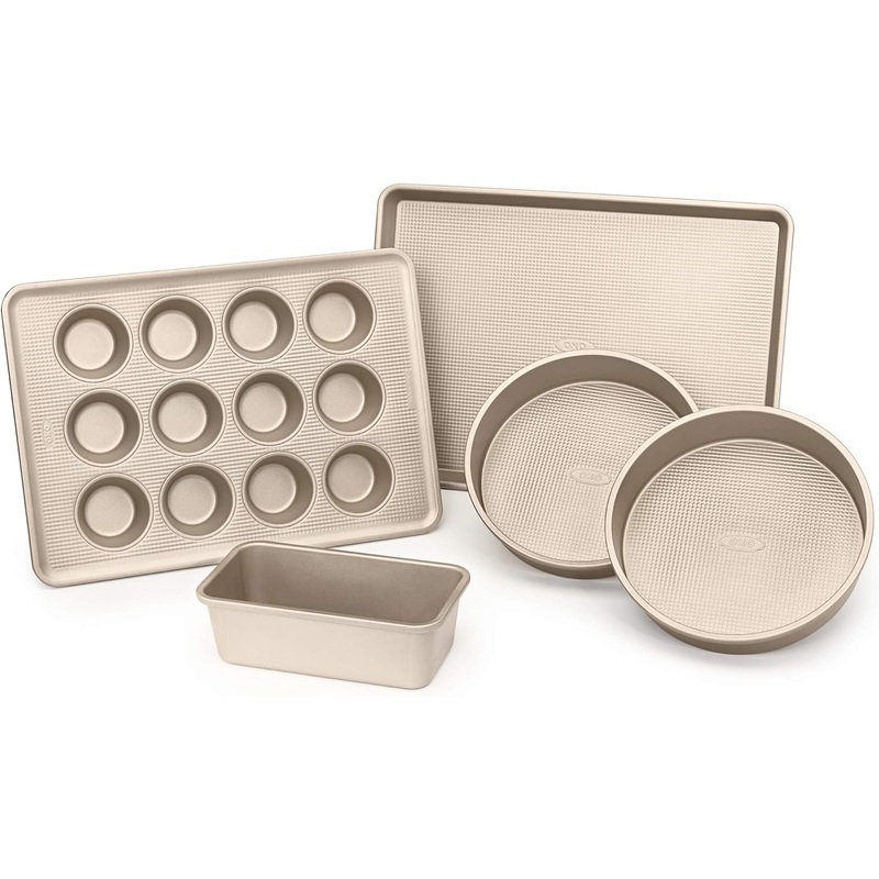 OXO Good Grips Non-Stick Pro 5-Piece Baking Pan Set | Bigbigmart.com