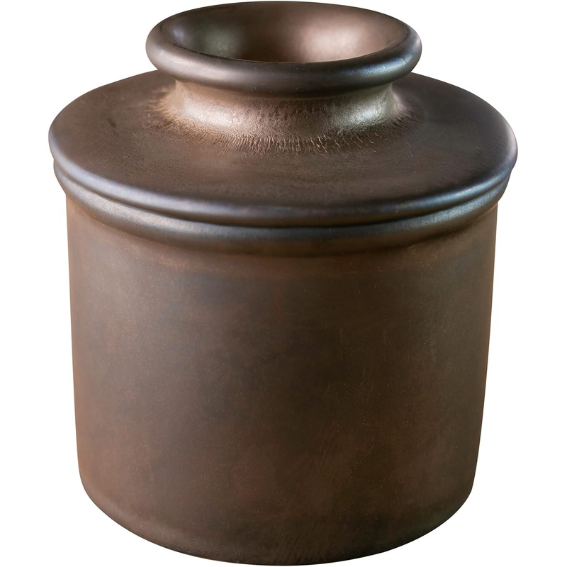 Butter Bell – The Original Butter Bell Crock by L. Tremain, French Ceramic Butter Dish Keeper, Specialty (Bronze Matte) | Bigbigmart.com