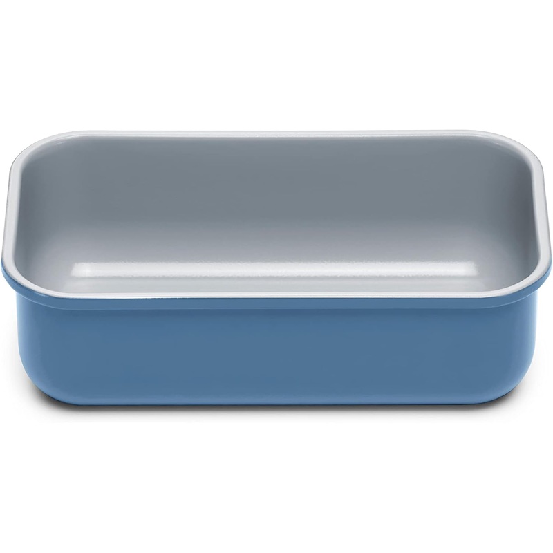 Caraway Non-Stick Ceramic 1 lb Loaf Pan – Naturally Slick Ceramic Coating – Non-Toxic, PTFE & PFOA Free – Perfect for Pound Cakes, Breads, & More – Black | Bigbigmart.com