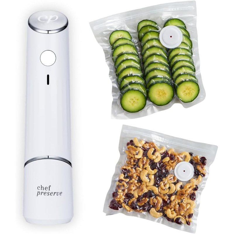 Chef Preserve Vacuum Sealer (Vacuum Sealer + 20 Bags) | Bigbigmart.com