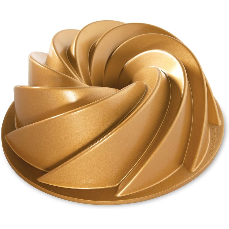 Nordic Ware Heritage Bundt Pan, One, Gold | Bigbigmart.com