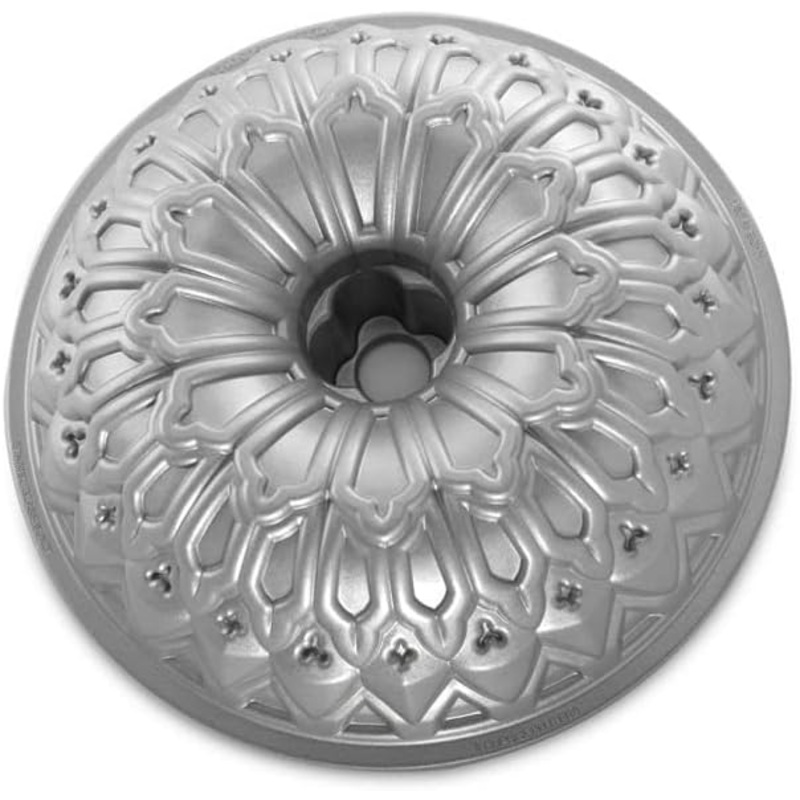 Nordic Ware Stained Glass Bundt Pan, Metallic | Bigbigmart.com