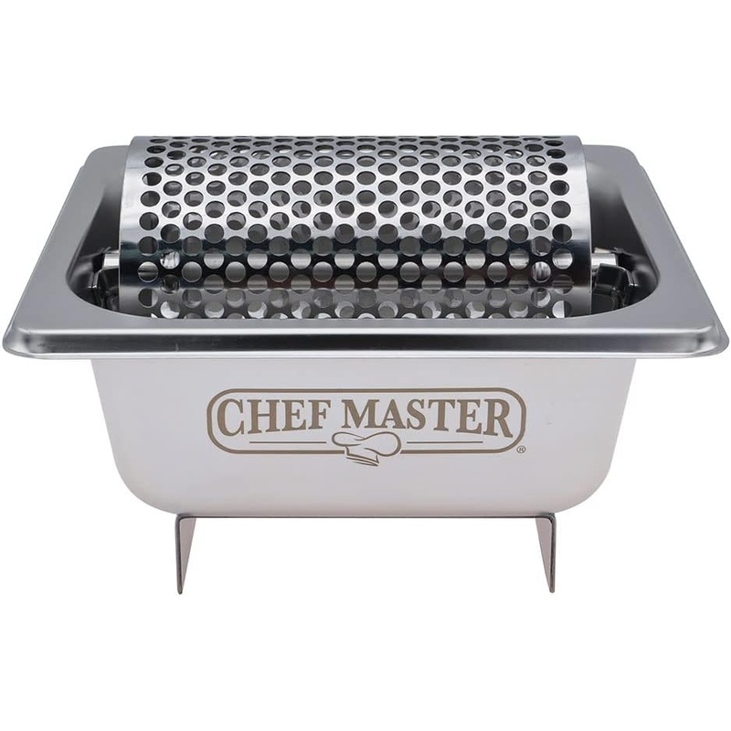 Stainless Steel Butter Spreader Wheel | Spreads Butter Evenly | By Chef Master, Model 90244 | Holds 3 Sticks of Butter | Reduces Waste and Mess | Bigbigmart.com