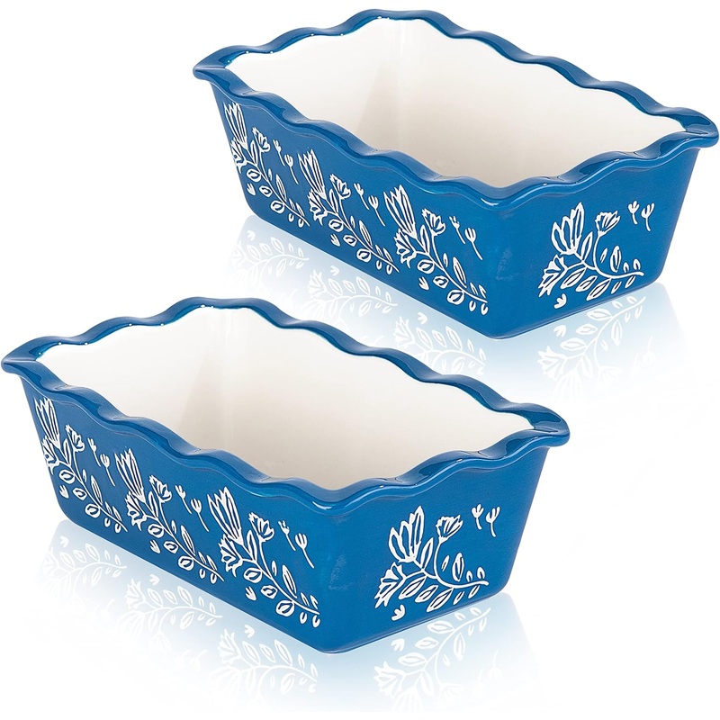 Wisenvoy Loaf Pan Bread Pan Ceramic loaf pans for baking Porcelain Baking Pans Nonstick Bread Pans for Baking | Bigbigmart.com
