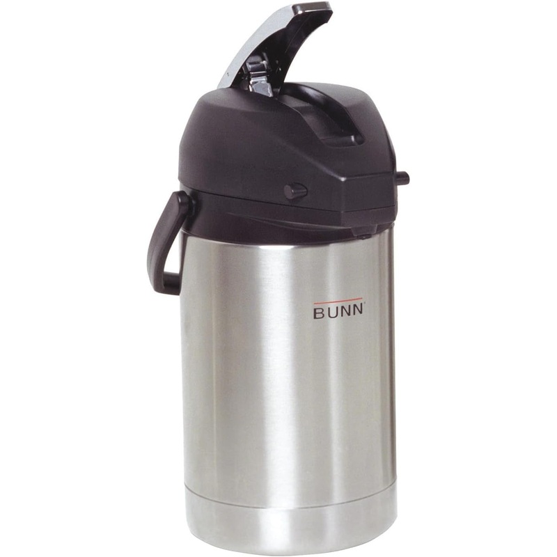 BUNN 2.5 Liter Lever-Action Airpot, Stainless Steel, 32125.0000 | Bigbigmart.com