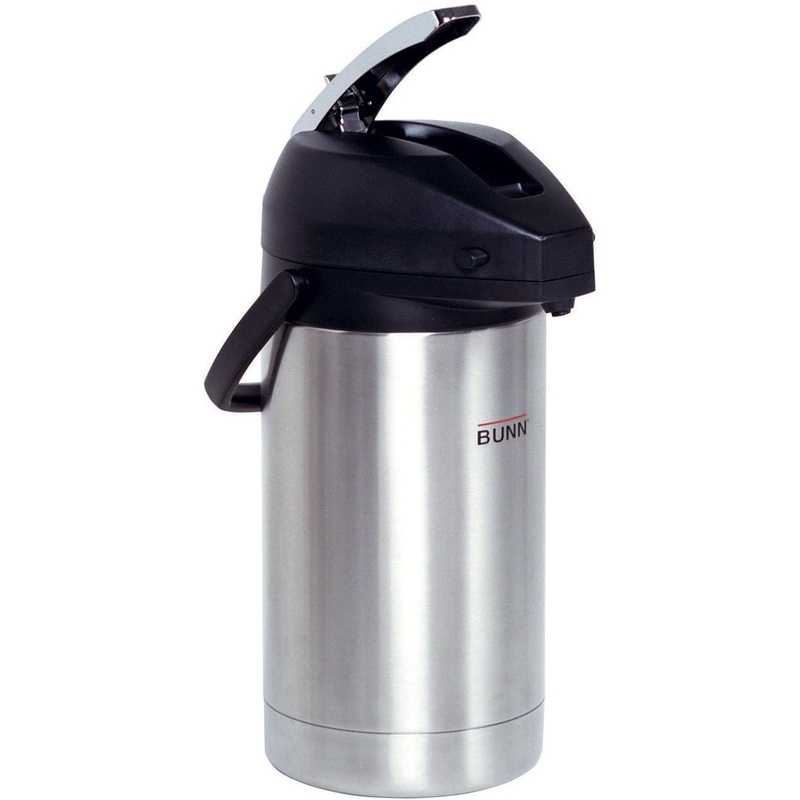 BUNN – BUN321300000 32130.0000 3.0-Liter Lever-Action Airpot, Stainless Steel | Bigbigmart.com