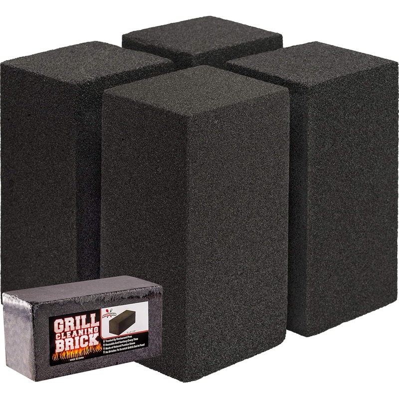 Commercial Grade Grill Cleaning Brick Bulk 24 Pack by Avant Grub. Pumice Stone Cleaner Tool Cleans and Sanitizes Restaurant Flat Top Grills or Griddles Effectively Without Harsh Chemicals or Abrasives | Bigbigmart.com