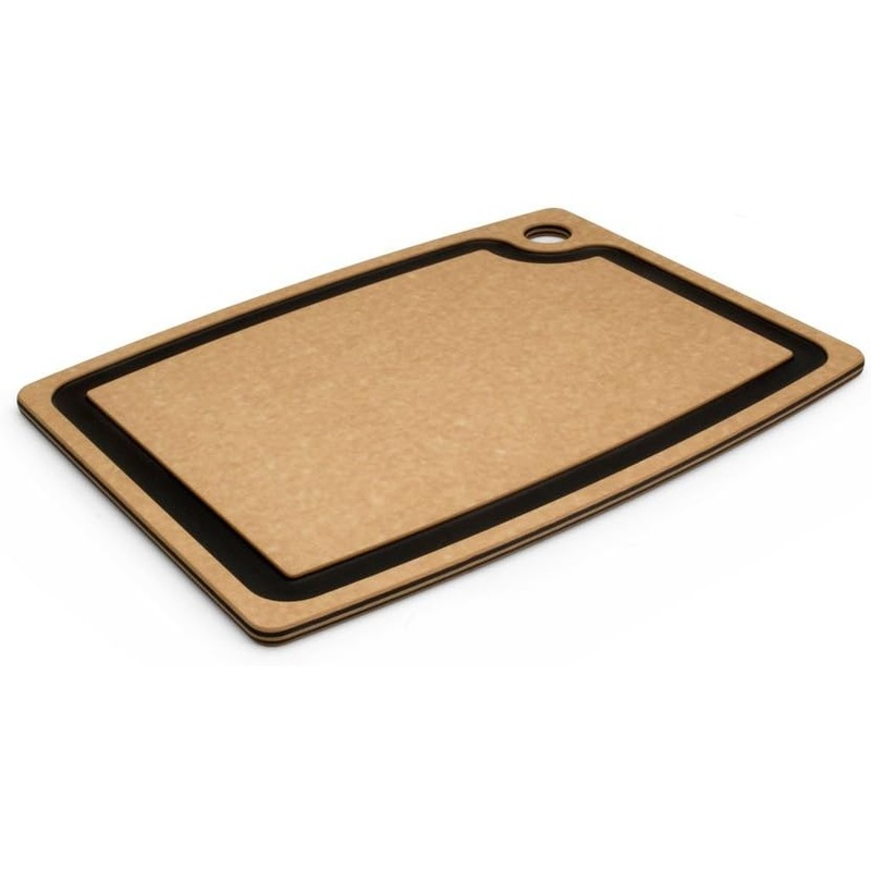 Epicurean Gourmet Series Cutting Board with Juice Groove, 14.5-Inch by 11.25-Inch, Natural/Slate | Bigbigmart.com