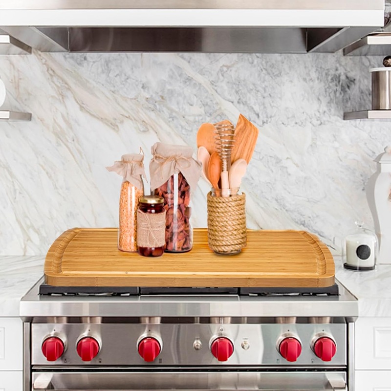 GaoMon 30 Extra Large Bamboo Cutting Board, XXXL Wood Cutting Board for Stove Top, Noodle Board, Over the Sink Cutting Board, Turkey Carving Board, Chopping Board for Meat Vegetables Cheese | Bigbigmart.com