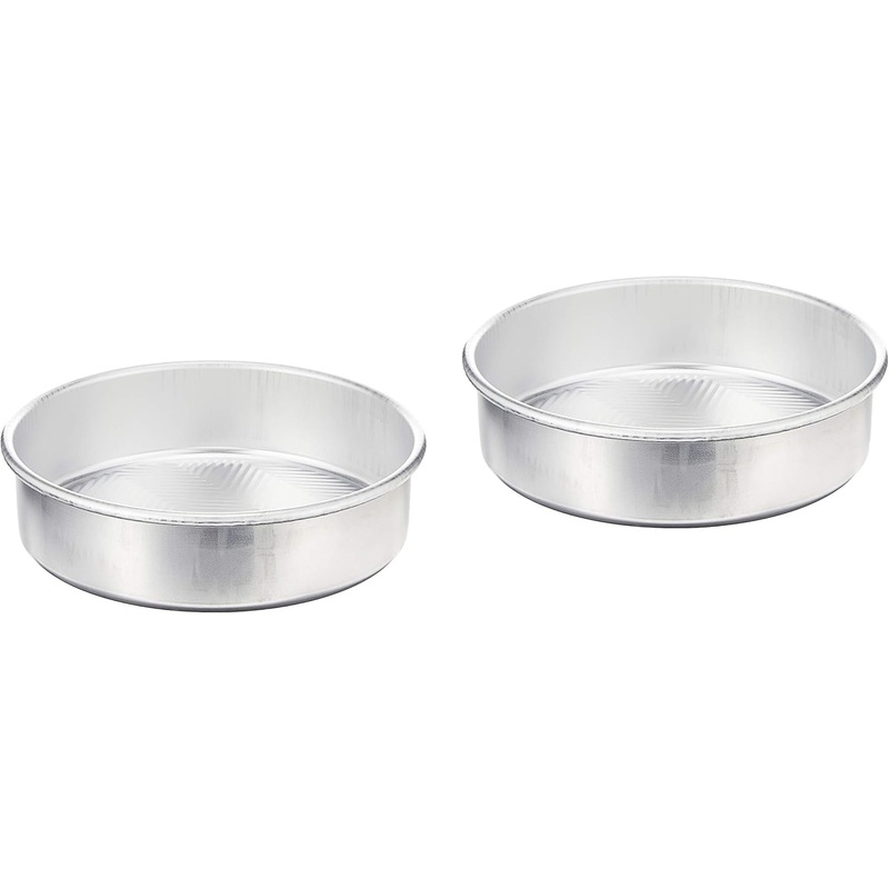 Nordic Ware Prism 9-Inch Round Cake Pan, 2-Pack, Natural | Bigbigmart.com