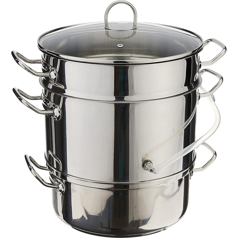 Norpro 619 Stainless Steel Steamer/Juicer, One Size, without Canning Kit | Bigbigmart.com