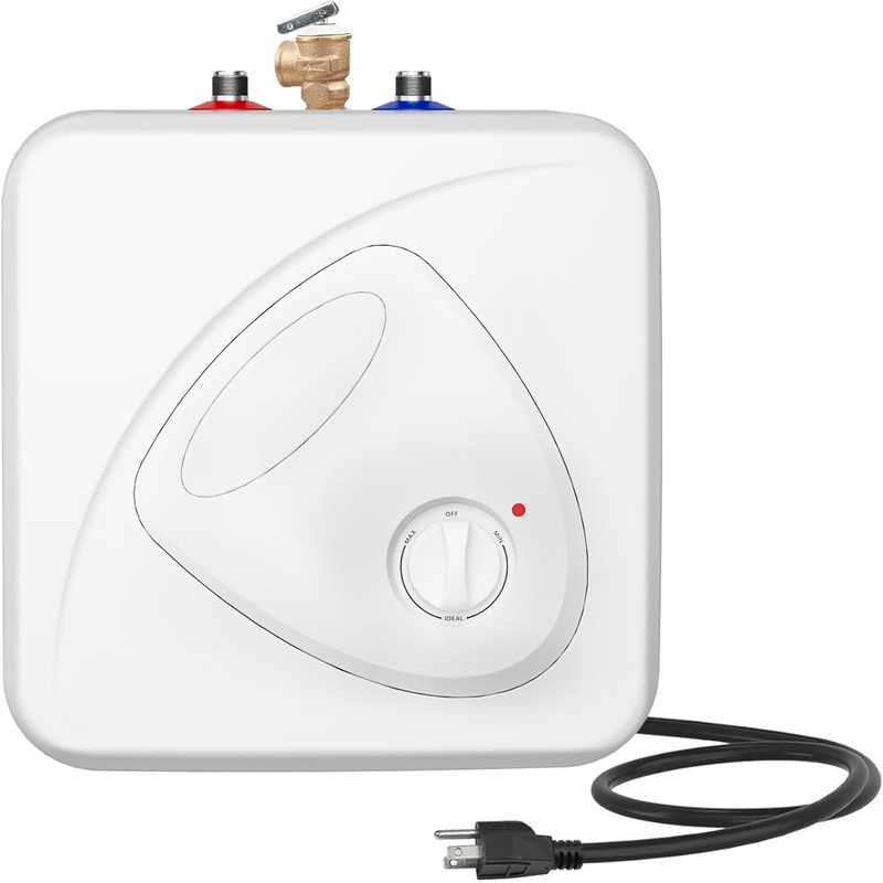 BN-LINK Electric Mini-Tank Water Heater 2.7 Gallon Under Sink Water Heater, 1440W Point of Use Demand for Instant Hot Water 120V, Compact Tank for Space Saving, ETL Listed | Bigbigmart.com