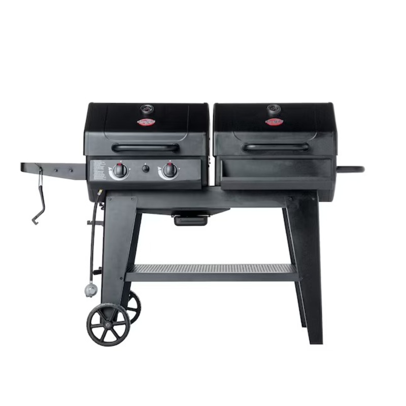 Char-Griller CG30282925 FlexFuel Black Liquid propane and charcoal Combo Grill | Bigbigmart.com