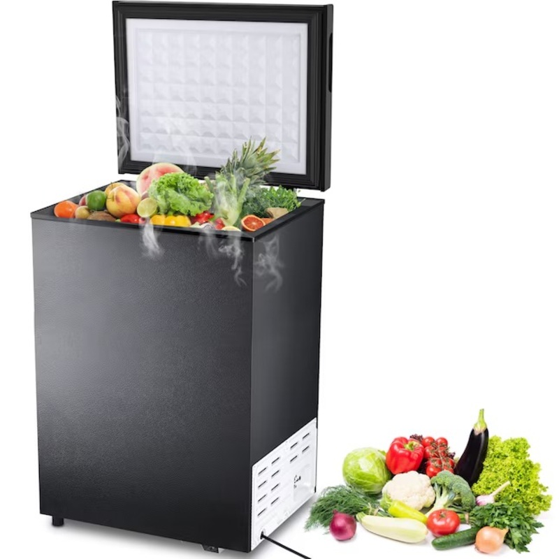 COWSAR LSD58CF80B 2.8-Cu. Feet Garage Ready Manual Defrost Chest Freezer ( Black ) | Bigbigmart.com