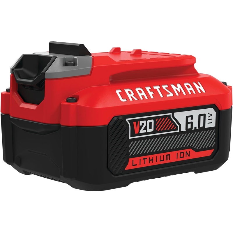 CRAFTSMAN V20 Battery, 6.0 Ah, Lithium Ion Battery (CMCB206) | Bigbigmart.com