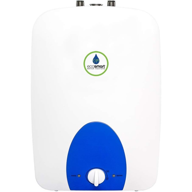 ecosmart ECOMINI6 Electric Mini Tank Water Heater, ECO 6, White, 6 Gal | Bigbigmart.com