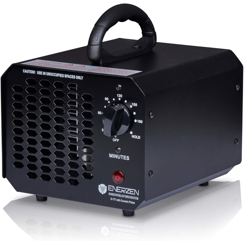 Enerzen Ozone Generator 60,000mg Industrial O3 Air Purifier Deodorizer (60,000mg – Black) | Bigbigmart.com
