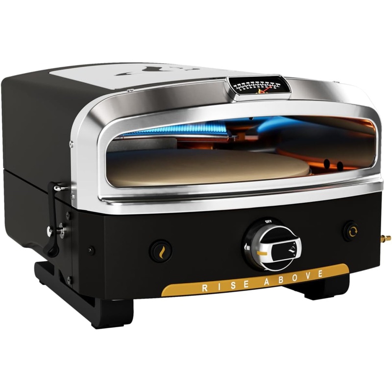 Halo Versa 16 Propane Gas Outdoor Pizza Oven with Rotating Cooking Stone | Portable Appliance for all Outdoor Kitchensv | Bigbigmart.com