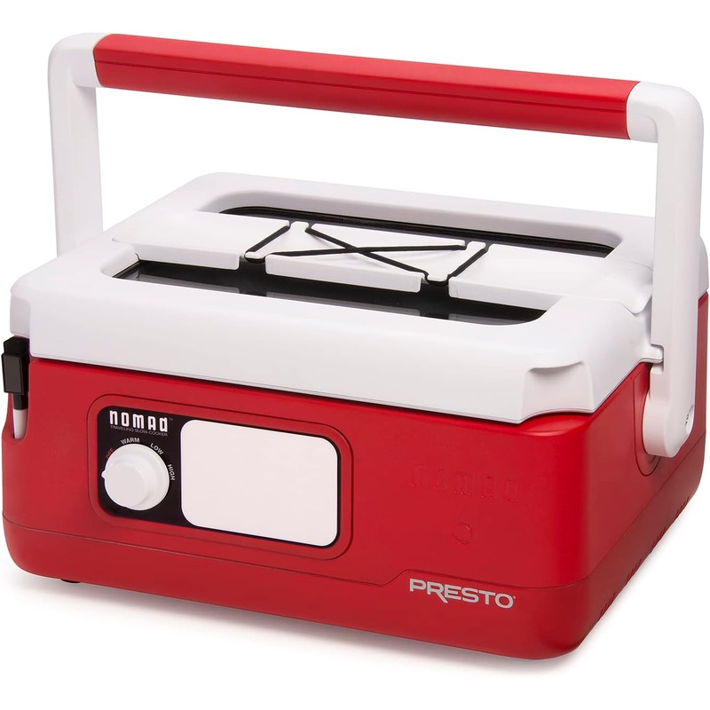 Presto Nomad Traveling Slow Cooker, Red, 6-Quart ( Pack of 1) | Bigbigmart.com
