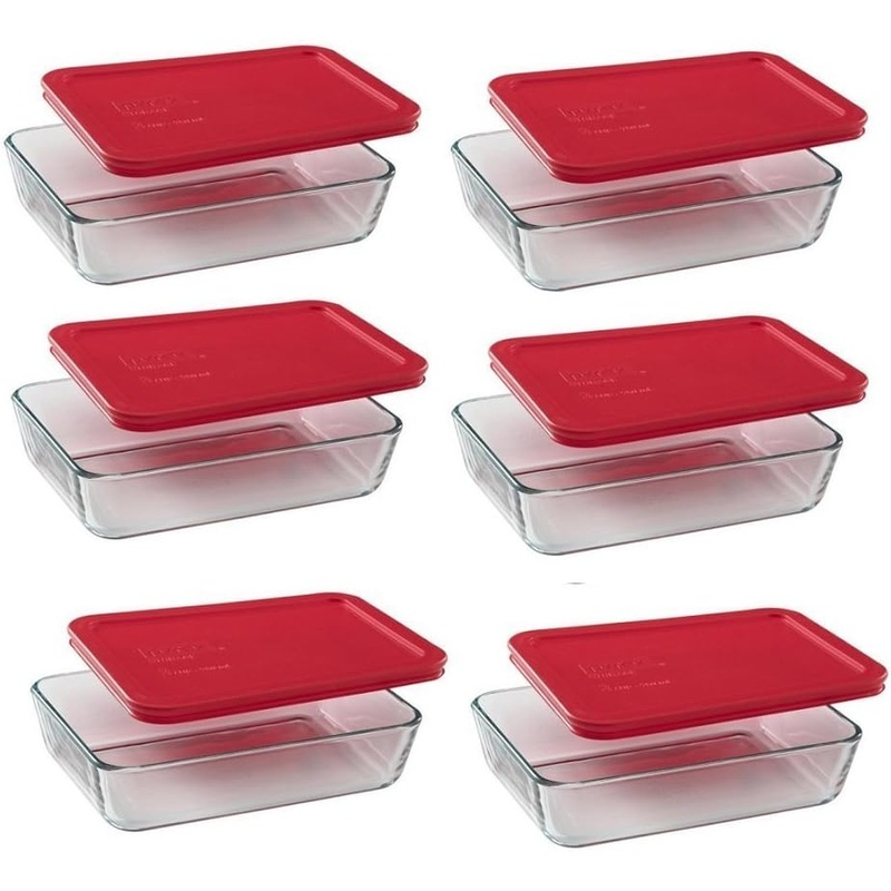 Pyrex 3-Cup Rectangle Food Storage Container | Bigbigmart.com