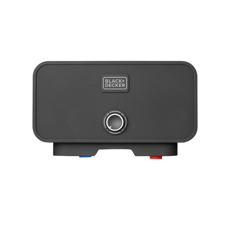 BLACK+DECKER BD-POU-13HD 13 kW/240V 2.6 GPM Electric Tankless Water Heater with Pressure Relief Device Sink and Shower Combination | Bigbigmart.com