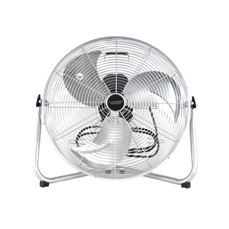 BLUE BLOWER PROFESSIONAL 20 in. High Velocity Industrial Floor Fan | Bigbigmart.com