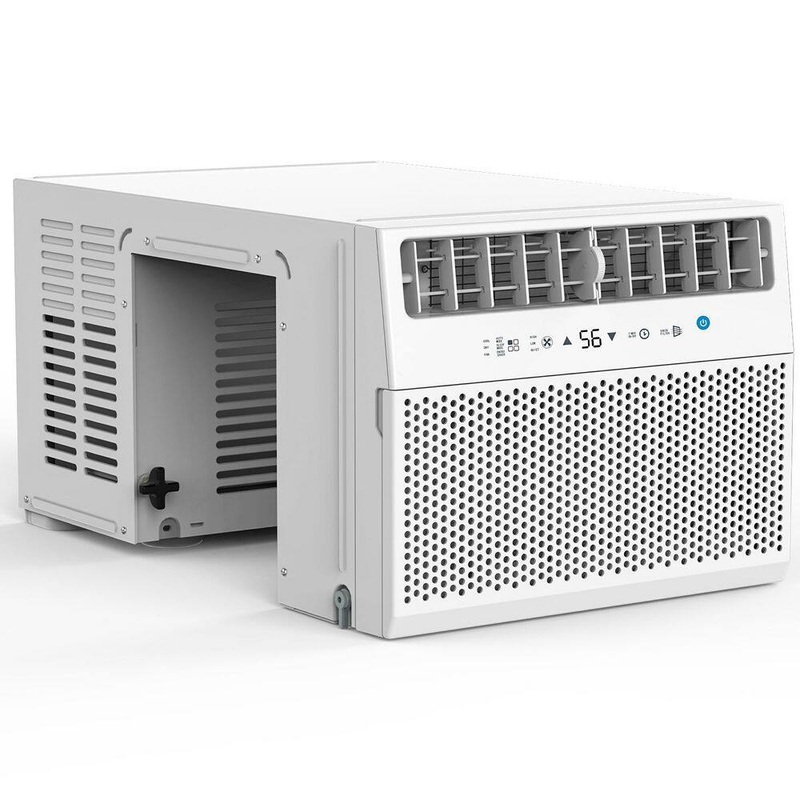 COWSAR NCAA-08C/X1E 12,000 BTU (8,1000 DOE) Window Air Conditioner 115-Volt Cools 550 sq. ft. for Bedroom, Living Room w/ Remote in White | Bigbigmart.com