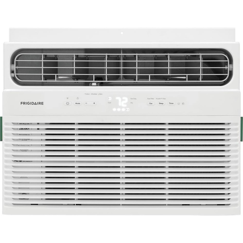 Frigidaire FHWW144TF1 14,300 BTU 115/120-Volt Window Air Conditioner Cools 700 sq. ft. with Remote and Wi-Fi in White | Bigbigmart.com