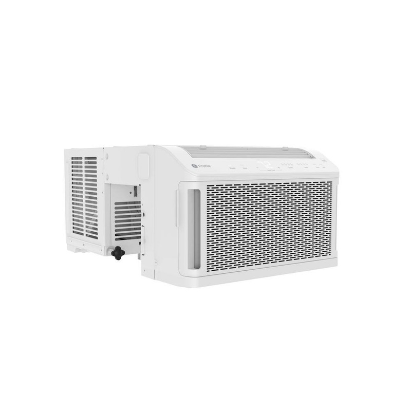 GE PHNT10CC Profile ClearView Ultra Quiet 10,000 BTU 115V Window Air Conditioner Cools 450 Sq. Ft. with Easy Install in White | Bigbigmart.com