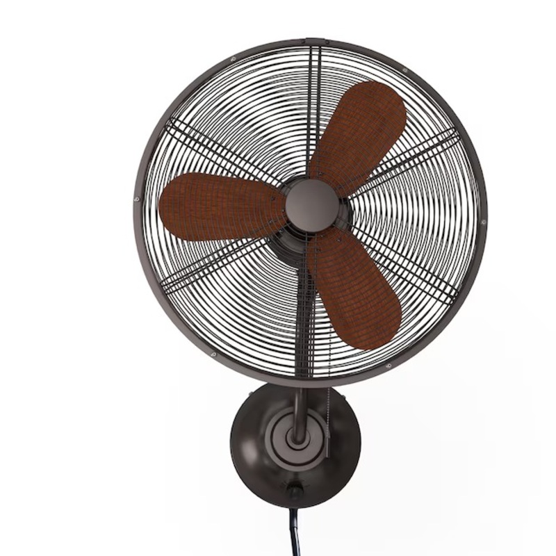 Harbor Breeze JP18BZ3 Marina Cove 18-in Oscillation Indoor or Outdoor Bronze Wall Mounted Fan | Bigbigmart.com