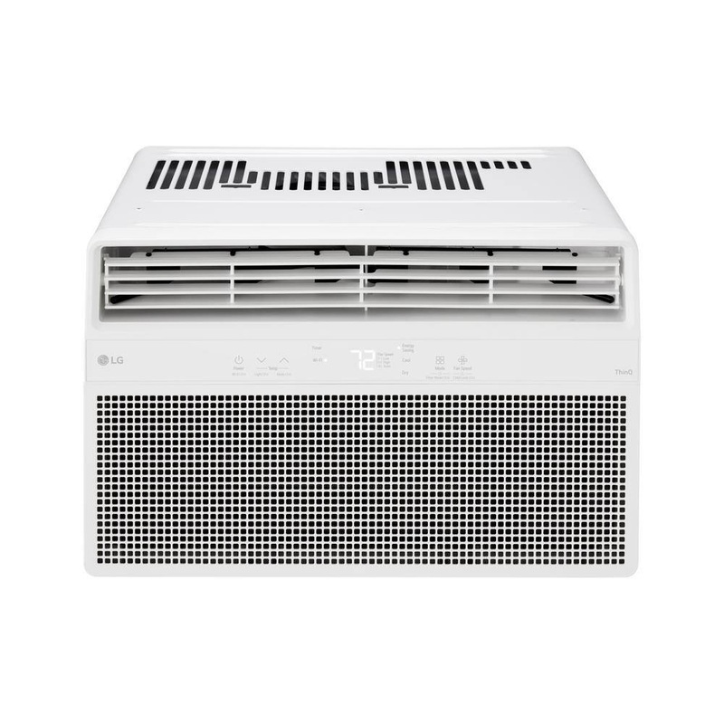 LG LW8024RSMY 8,000 BTU, 115 Volts, Window Smart Air Conditioner Cools 350 sq. ft. with Remote, WiFi Enabled and Dehumidifier in White | Bigbigmart.com