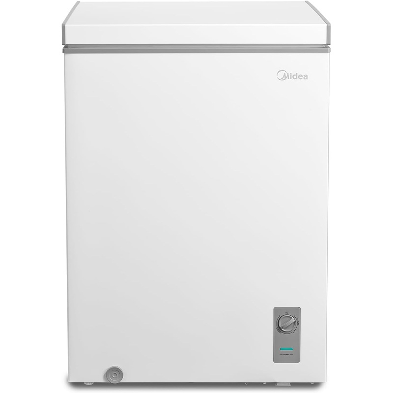 Midea MERC05C4BAWW 5.1 Cubic Feet Chest Freezer Cu.ft-Convertible, White | Bigbigmart.com