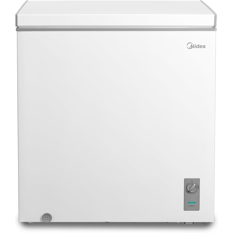 Midea MERC07C4BAWW 7.0 Cubic Feet Chest Freezer Cu.ft-Convertible, White | Bigbigmart.com