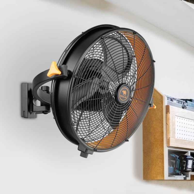 MULE 52019-26 16-in Oscillation Indoor or Outdoor Multiple colors/finishes Wall Mounted Fan | Bigbigmart.com