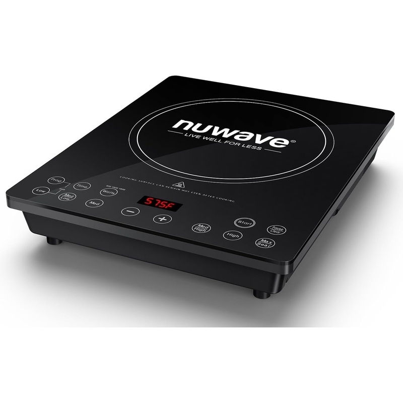 Nuwave Portable Induction Cooktop, NSF-Certified Single Electric Burner, 94 Precise Temp Range, Large 8 Heating Coil, Perfect for Professional & Commercial Settings, Shatter-Proof Glass Surface | Bigbigmart.com