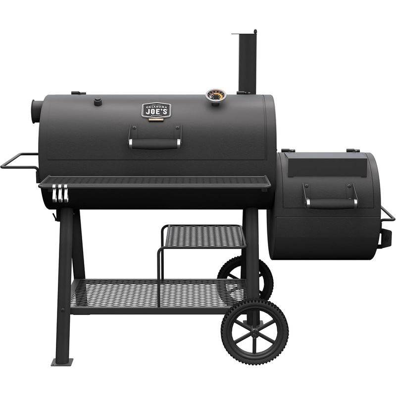 Oklahoma Joe’s Highland Offset Reverse Flow Smoker and Grill – 24203003 | Bigbigmart.com