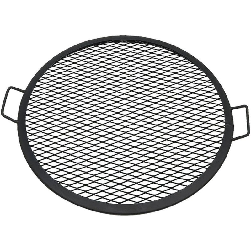 Sunnydaze SM-M24-INV 24 in. X-Marks Round Steel Fire Pit Cooking Grill Grate | Bigbigmart.com