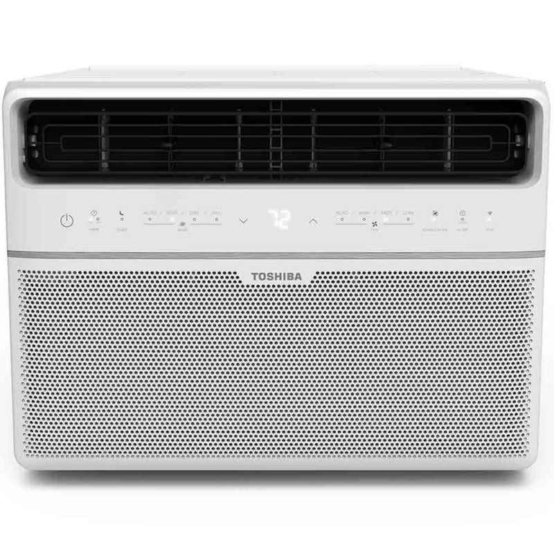 Toshiba WK1013CWRU 10,000 BTU 115-Volt Smart Wi-Fi Touch Control Window Air Conditioner with Remote for up to 450 sq. ft. in White | Bigbigmart.com