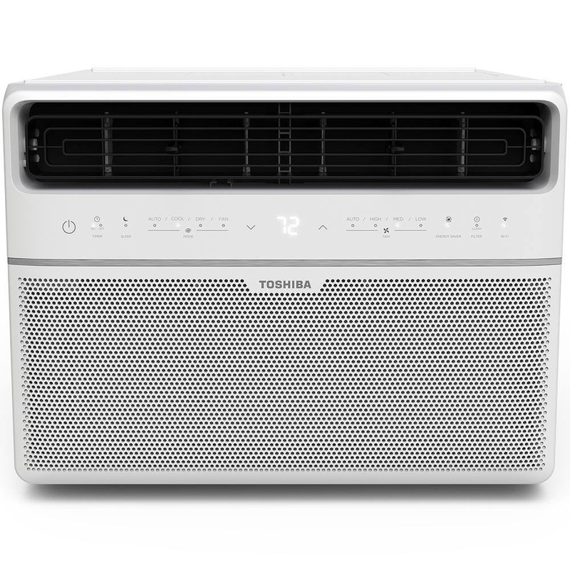 Toshiba WK1213CWRU 12,000 BTU 115-Volt Smart Wi-Fi Touch Control Window Air Conditioner with Remote for upto 550 sq. ft. | Bigbigmart.com